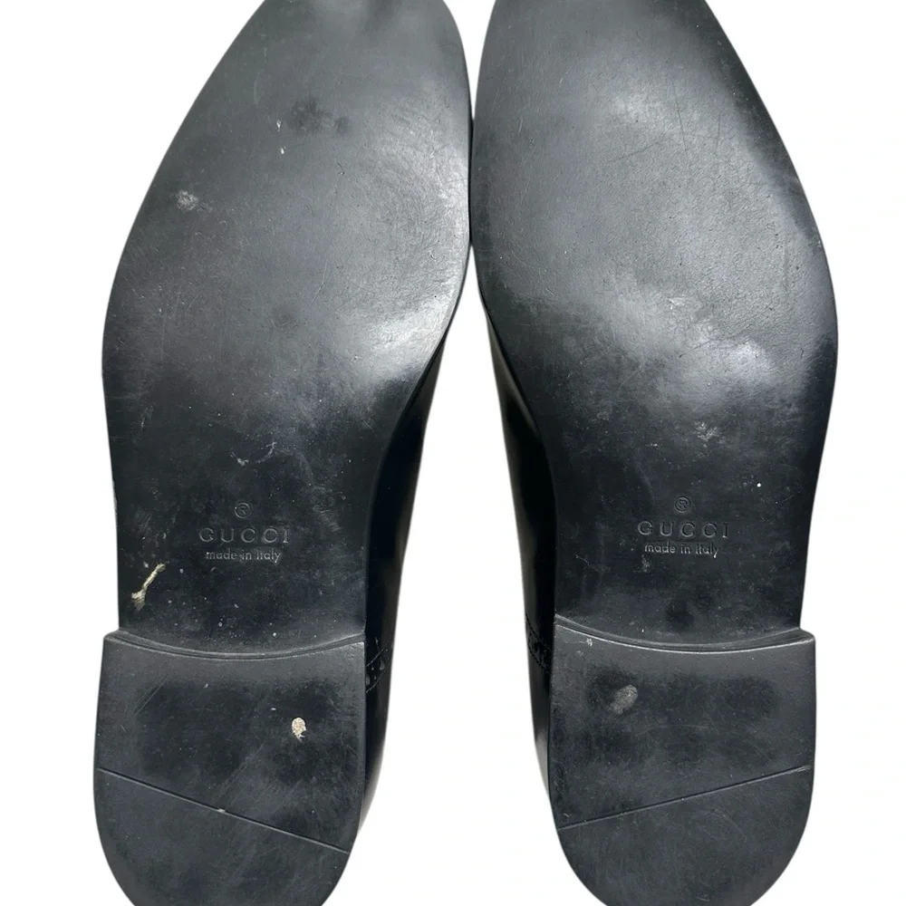 Gucci Black Leather Oxfords size 9